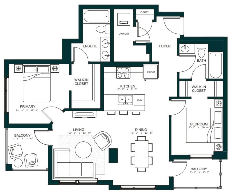 Floorplan - The Edward